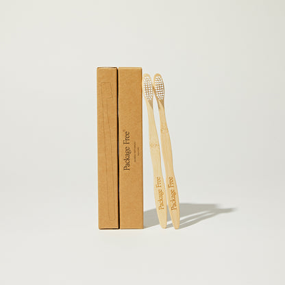 Package Free Adult Toothbrush - 2 pack