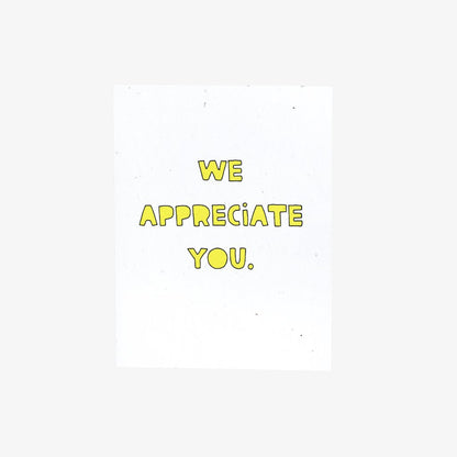 Thoughtful Human Plantable Greeting Cards